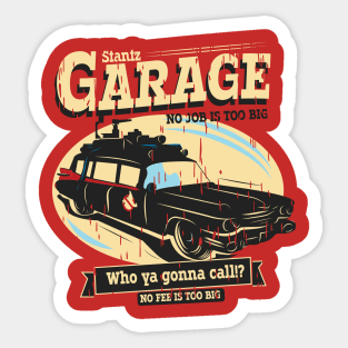 Stantz Garage Sticker